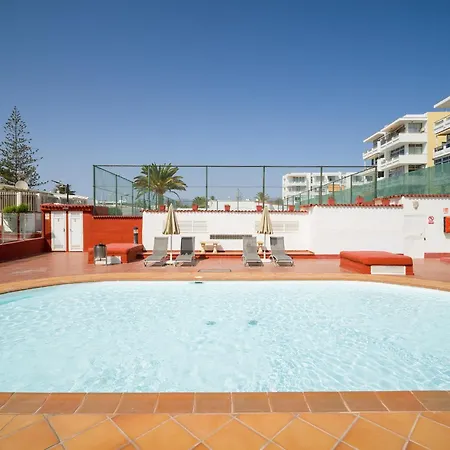 Semesterbostad Charming With Pool In Maspalomas San Bartolomé