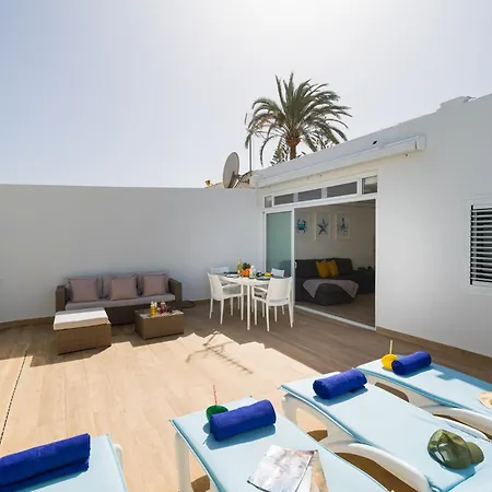 Charming With Pool In Maspalomas Semesterbostad *