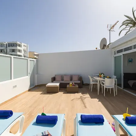 Semesterbostad Charming With Pool In Maspalomas *